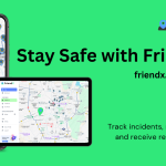 A smartphone screen displaying a crime mapping interface with a live map showing crime locations, safety tips, and police stations. The text on the image announces "Crime Mapping is Now Live!" with a call to action to stay informed, report crimes anonymously, and receive alerts. The design emphasizes community safety, real-time crime tracking, and user privacy.